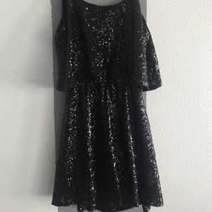 Tobi Black Sequin Dress